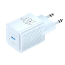 Fali töltő, Vention, FEPL0-EU, USB-C, 20W, GaN (kék)