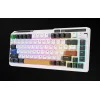 Vezeték nélküli mechanikus billentyűzet Royal Kludge KZZI K75 pro RGB, Eternity Switch (fekete és fehér) - 7