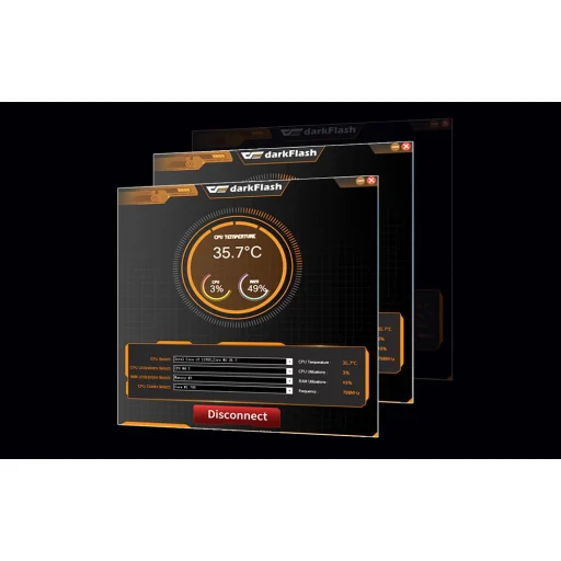  Darkflash Számítógép Hűtő DN-D360 FEHÉR - 7