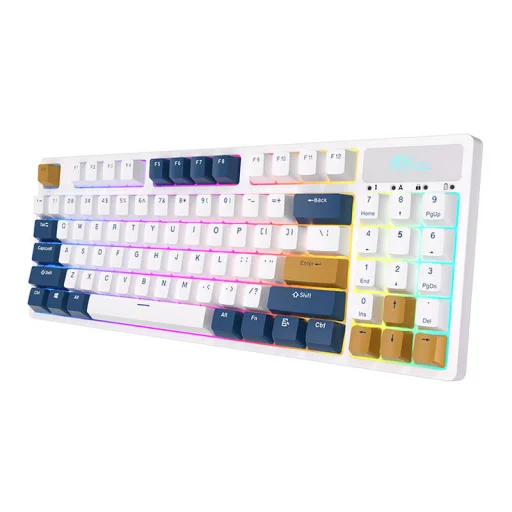 Vezeték nélküli mechanikus billentyűzet Royal Kludge RK89 RGB, Lemon kapcsoló (fehér) - 4