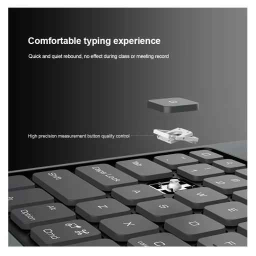 Nillkin Bumper Link Billentyűzetes Fliptok (Háttérvilágításos Verzió) iPad Pro 13 2024 Fekete ANGOL EN nyelv - 4