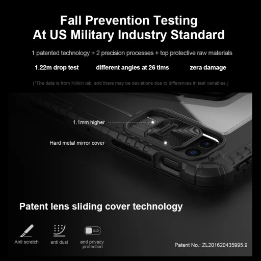 Nillkin Bumper Link billentyűzetes tok (háttérvilágításos verzió) iPad Pro 11 2024 fekete tok ANGOL nyelvű EN - 5