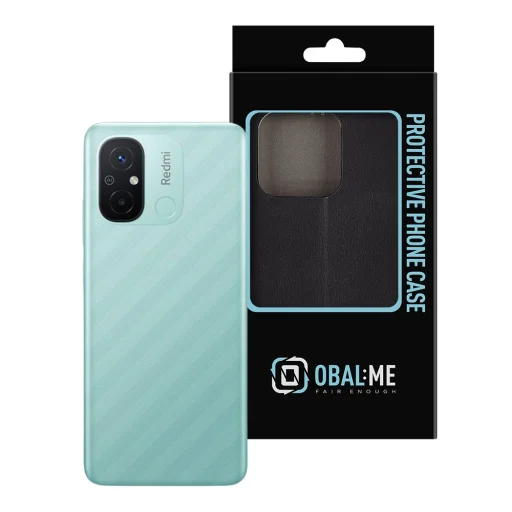 OBAL:ME fliptok tok Xiaomi Redmi 12C fekete - 3