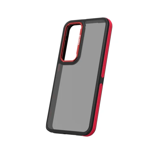 Kryštálovo čierne červené puzdro pre Samsung Galaxy S23 - 3