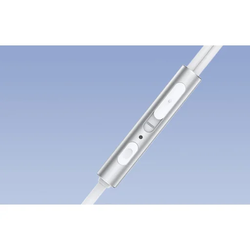 Joyroom vezetékes fülhallgató, fülbe dugható fejhallgató távirányítóval és mikrofonnal, 3,5 mm-es jack csatlakozóval, ezüst színben (JR-EW03) - 5