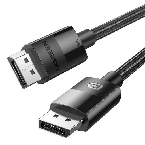 UGREEN 80393 DisplayPort 1,4 fonott kábel 2x férfi csatlakozó, 3m - 1