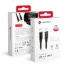 FORCELL F-ENERGY C338 kábel Type C to Type C PD QC4.0 3A 60W 1 m fekete thumbnail