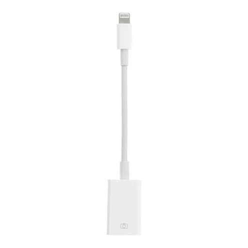 Adapter OTG USB A (női) - Lightning (férfi) fehér, - 2
