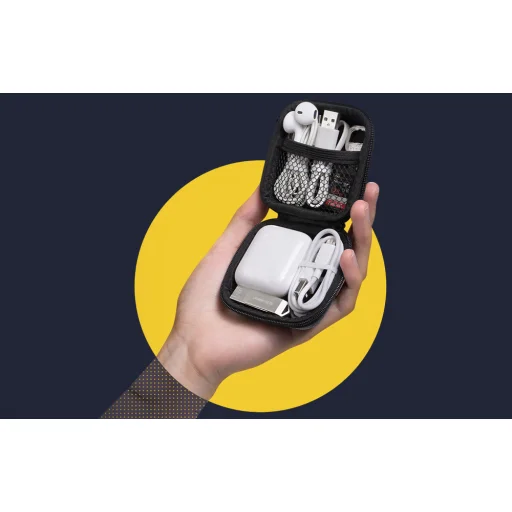 Ugreen LP128 tartó kiegészítők, fejhallgatók vagy kábelek számára (szürke) - 2