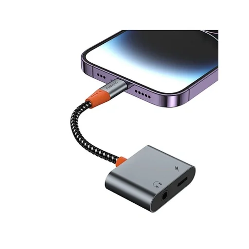 WiWU - Audio adapter LT10 Typ C to Typ C + 3.5mm - 2