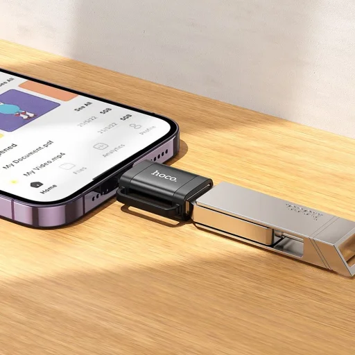 HOCO adapter OTG Lightning (férfi) USB A (női) UA31A fekete - 6