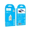 HOCO adapter OTG Lightning (férfi) - Type C (női) 2A UA31B szürke thumbnail