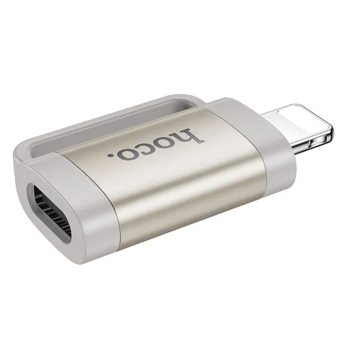HOCO adapter OTG Lightning (férfi) - Type C (női) 2A UA31B szürke - 4