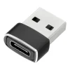 USB-C (női) - USB-A (férfi) átalakító fekete - 1