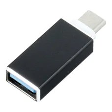 OTG USB A 3.0 (anya) - Type C (apa) adapter fekete