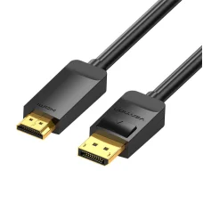DisplayPort 1.2 to HDMI 1.4 Kábel Vention HAGBH 2m, 4K 30Hz (Fekete)