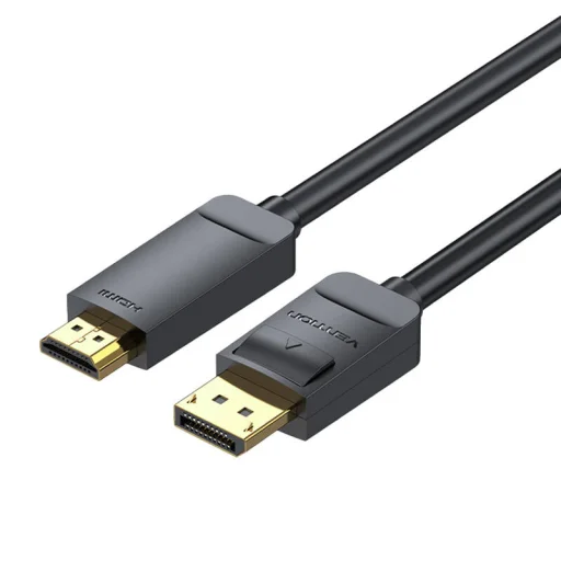 DisplayPort 1.2 to HDMI 1.4 Kábel Vention HAGBH 2m, 4K 30Hz (Fekete) - 6