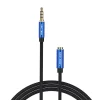 Audio Kábel TRRS 3.5mm Férfi - 3.5mm Női Vention BHCLG 1,5m Kék thumbnail