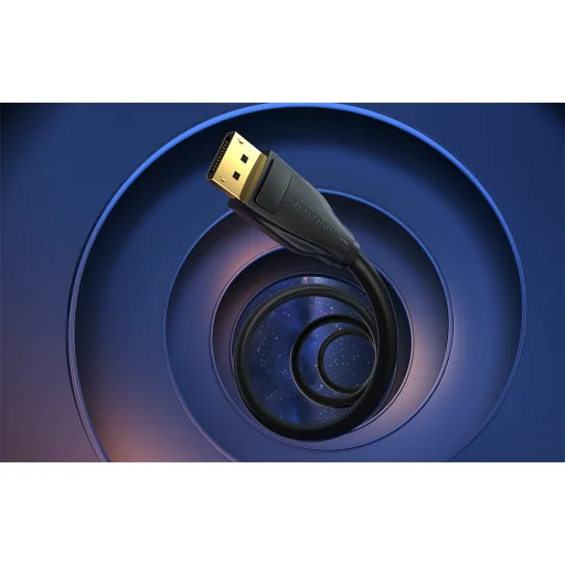 DisplayPort 1.4 kábel Vention HCCBI 3m, 8K 60Hz/ 4K 120Hz (fekete) - 5