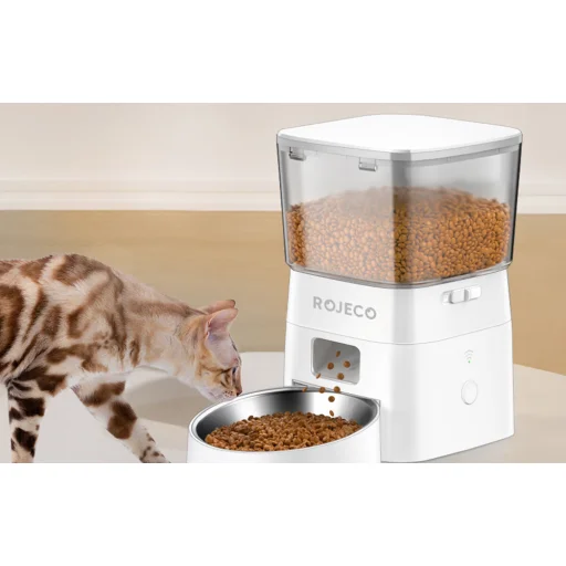 Rojeco 2L Wifi Automata Kisállat Etető (fehér) - 4