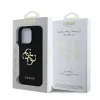  iPhone 16 Pro Max Fekete Guess PU Grained 4G Metal Logo tok - 7