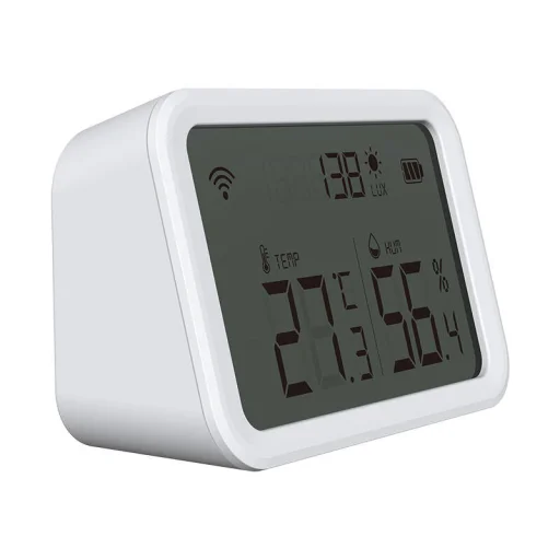 NEO NAS-TH02W hőmérséklet- és páratartalom-érzékelő Wi-Fi TUYA kijelzővel - 6