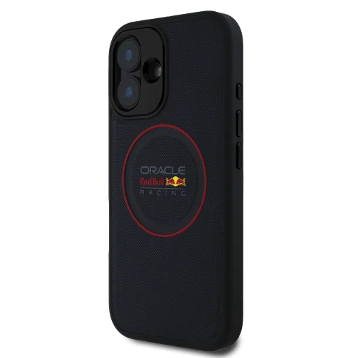 Red Bull PU bőr Piros Gyűrű MagSafe tok iPhone 16 Plus-hoz Navy - 2
