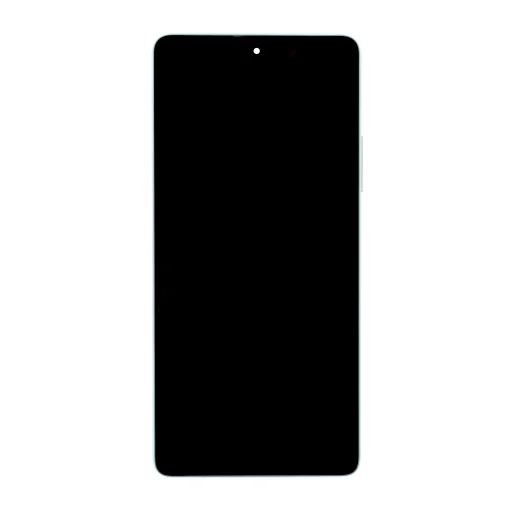 LCD kijelző + Érintőegység + Előlapi borítás Xiaomi Redmi Note 13 5G Blue Ocean Teal (Szervizcsomag) - 1