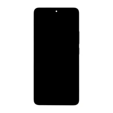 LCD kijelző + Érintőképernyő egység + Előlap Xiaomi Redmi Note 13 Pro 5G fekete (szervizcsomag),