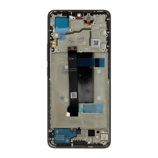 LCD kijelző + Érintőképernyő egység + Előlap Xiaomi Redmi Note 13 Pro 5G fekete (szervizcsomag), - 2