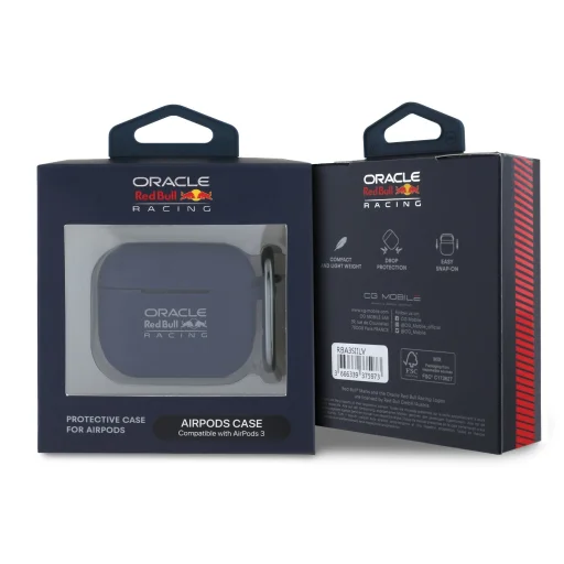 Red Bull szilikon tok AirPods 3-hoz, tengerészkék - 3