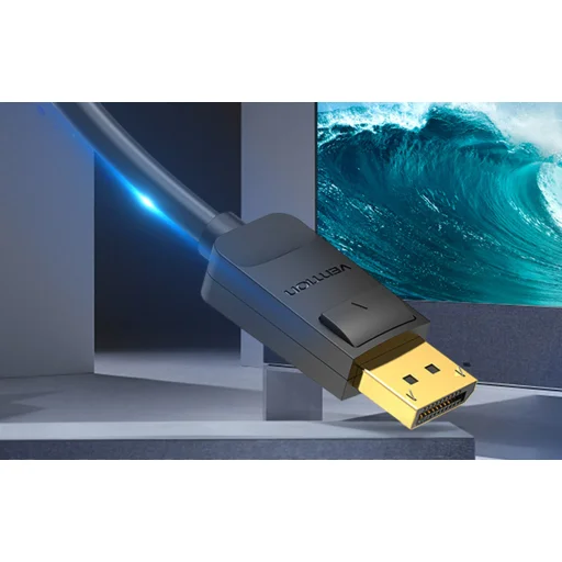 DisplayPort to VGA kábel Vention HBLBI 3m, 1080P 60Hz (Fekete) - 3