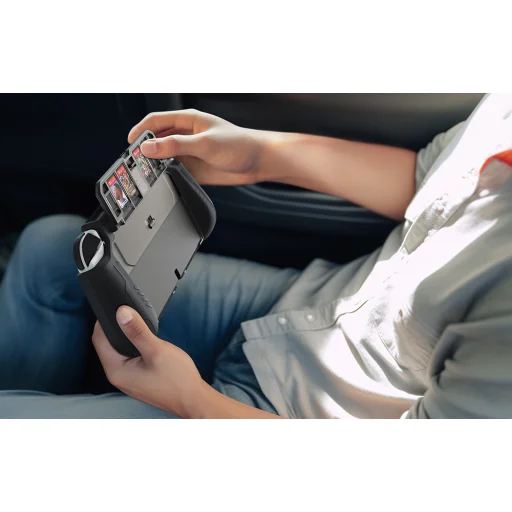 Switch OLED védőtok Nintendo Kiwi Home N19 fekete tok - 3