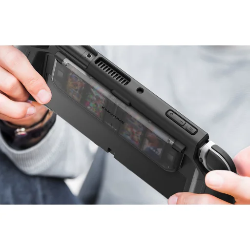 Switch OLED védőtok Nintendo Kiwi Home N19 fekete tok - 5