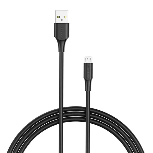 Kábel USB 2.0 - Micro USB Vention CTIBD 2A 0,5m (fekete) - 1