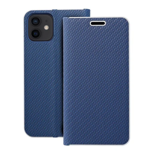 LUNA Book Carbon for IPHONE 12 / 12 Pro blue - 1