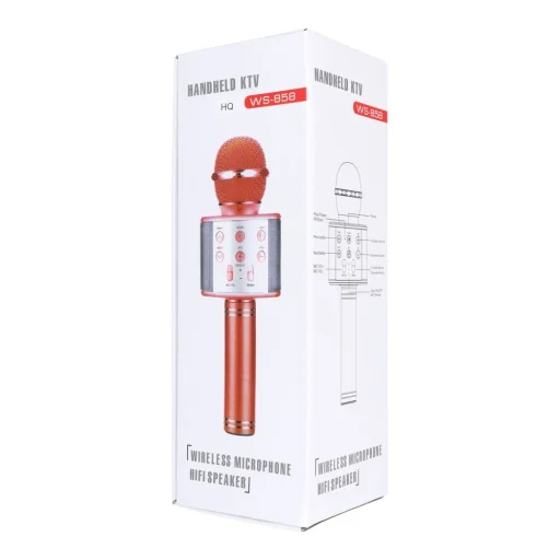 Multimedia karaoke mikrofon CR58S HQ kék - 7