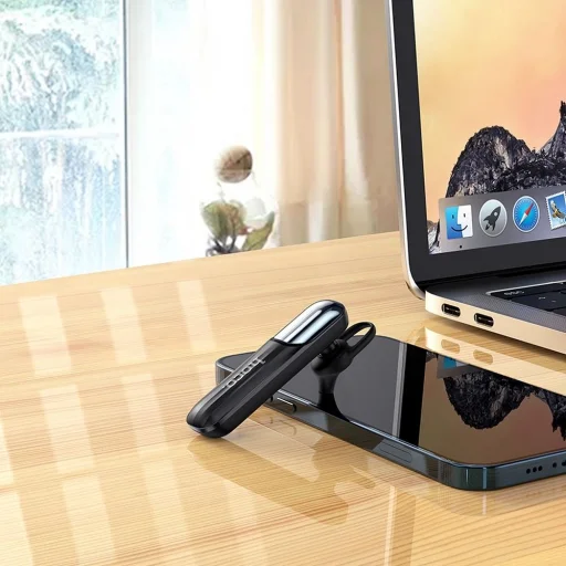 HOCO vezeték nélküli bluetooth headset E57 fekete - 3