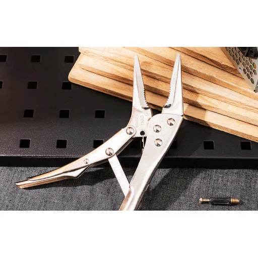 Deli Tools EDL20015B zárófogó 9" (ezüst) - 6