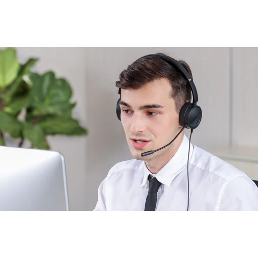 Vezetékes headset mikrofonnal NewBee NB-H360 (fekete) - 7