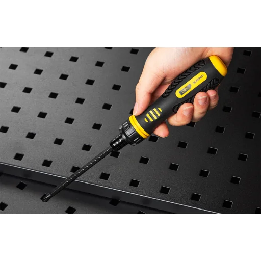 Deli Tools EDL626011 Racsnis csavarhúzó 6/PH2x180mm - 5