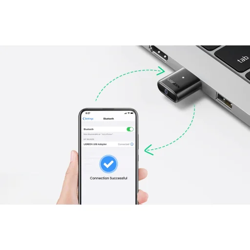 UGREEN CM390 Bluetooth 5.0 USB adapter (fekete) - 4