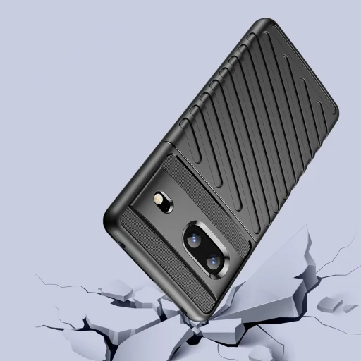 Thunder Case flexibilis páncélos tok Google Pixel 7 fekete tok - 4