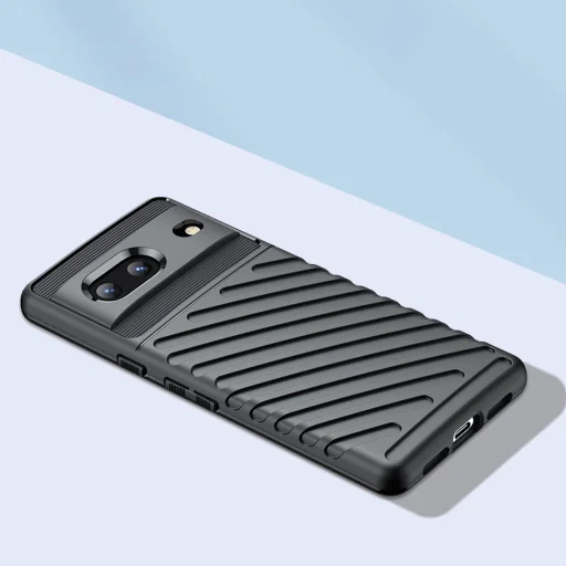 Thunder Case flexibilis páncélos tok Google Pixel 7 fekete tok - 8
