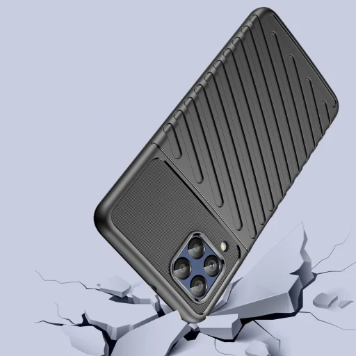 Thunder Case rugalmas páncélozott tok Samsung Galaxy M53 5G-hez fekete - 4