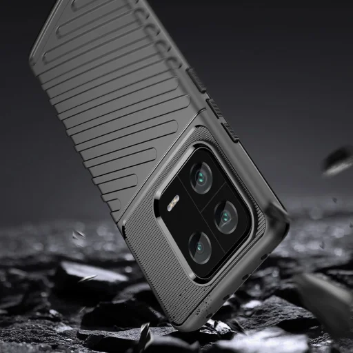 Thunder Case tok Xiaomi 13 Pro tok szilikon páncél tok fekete - 3