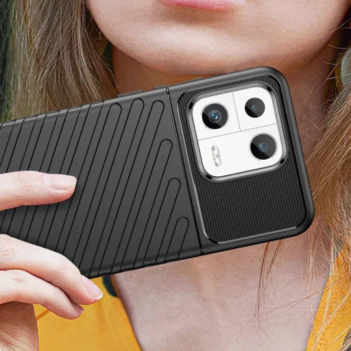 Thunder Case tok Xiaomi 13 szilikon páncél tok fekete - 5