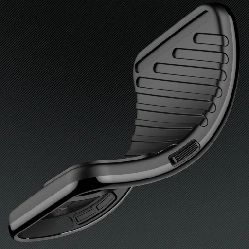 Thunder tok Motorola Moto G62 5G szilikon páncél tok fekete - 4