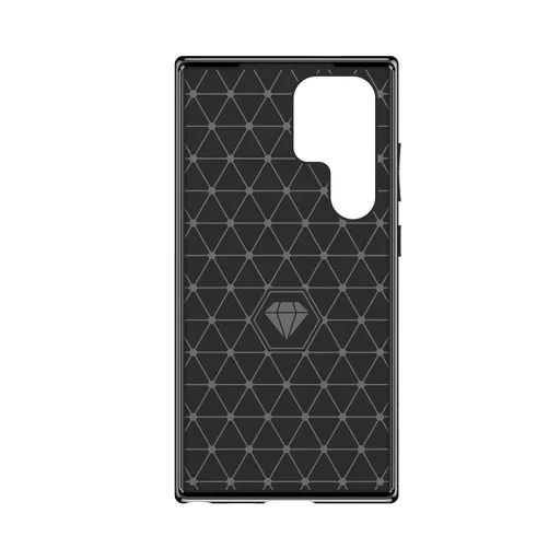 Thunder Case páncél tok Samsung Galaxy S24 Ultra számára - fekete - 2