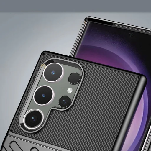 Thunder Case páncél tok Samsung Galaxy S24 Ultra számára - fekete - 10